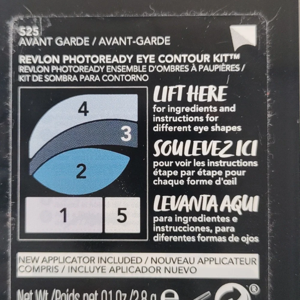 H400 Revlon PhotoReady Eye Contour Kit in 525 Avant Garde - Blue & Gray NEW